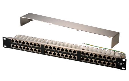 1U-48P Modular Type - 1U 48-Port High Density STP Modular Patch Panel